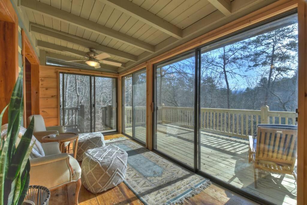 Waywish Waterfront Cabin In Blue Ridge Mountains ภายนอก รูปภาพ