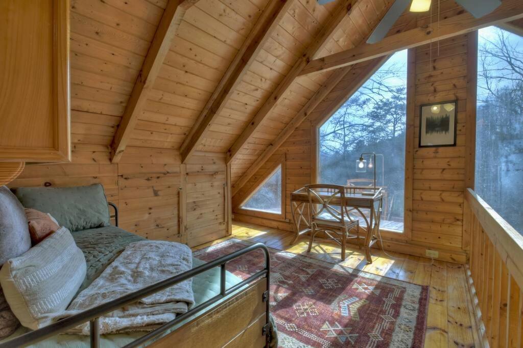 Waywish Waterfront Cabin In Blue Ridge Mountains ภายนอก รูปภาพ