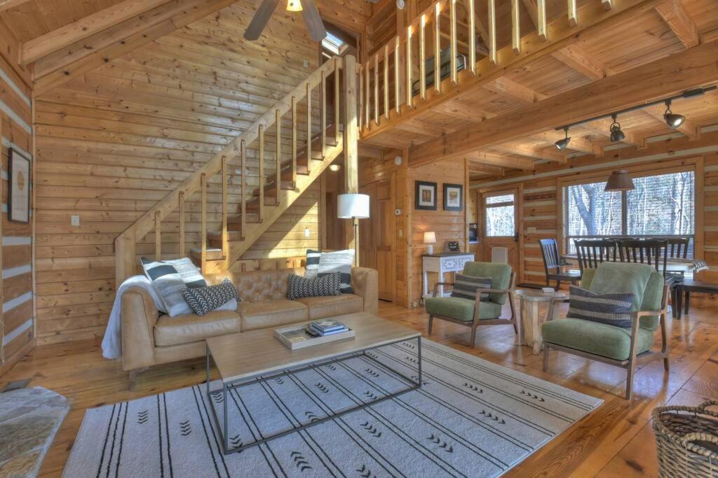 Waywish Waterfront Cabin In Blue Ridge Mountains ภายนอก รูปภาพ