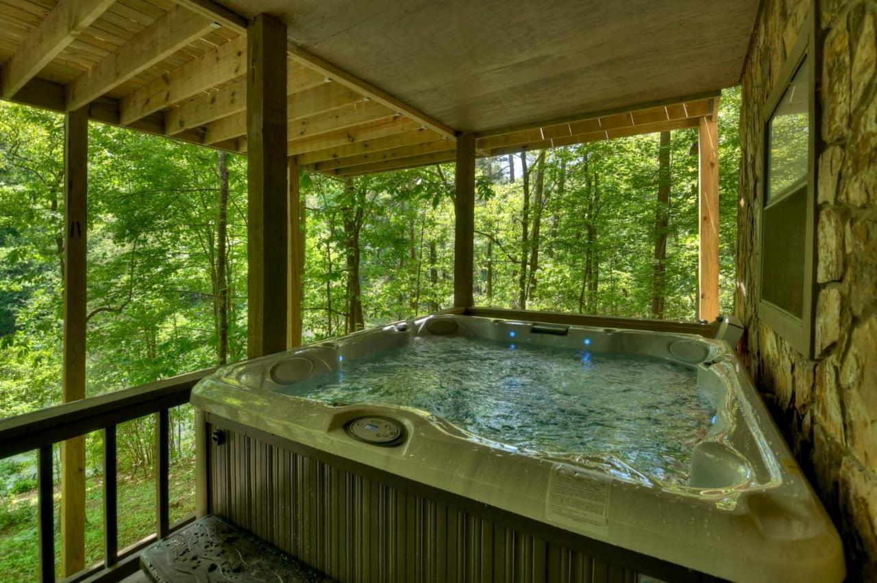 Waywish Waterfront Cabin In Blue Ridge Mountains ภายนอก รูปภาพ