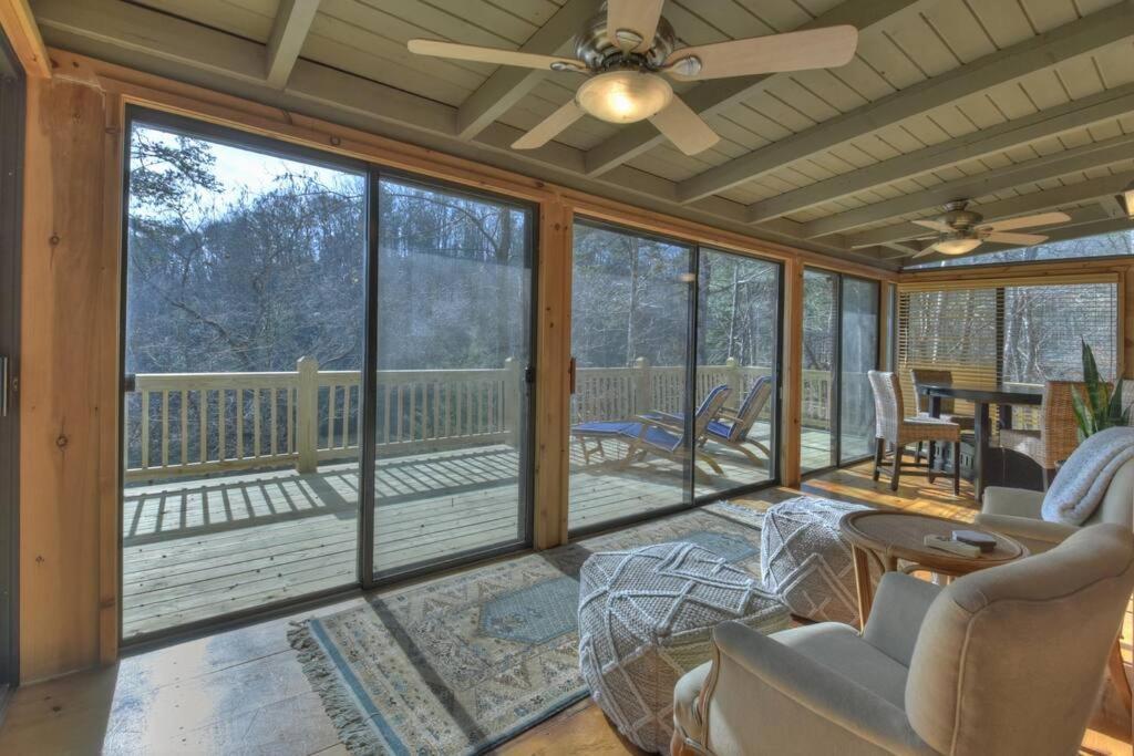 Waywish Waterfront Cabin In Blue Ridge Mountains ภายนอก รูปภาพ