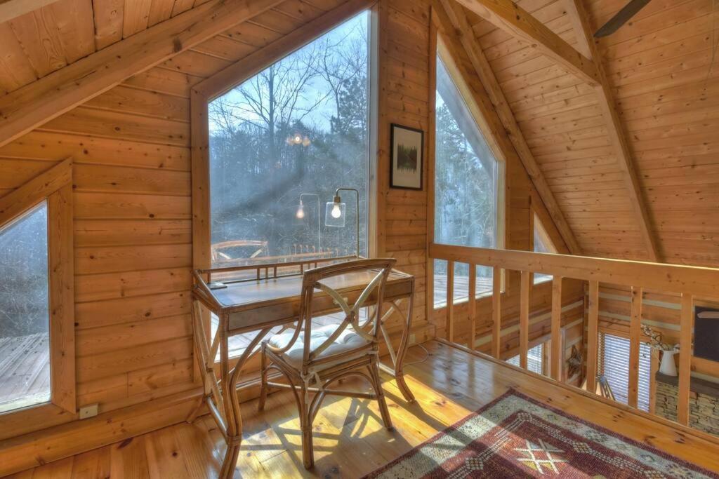Waywish Waterfront Cabin In Blue Ridge Mountains ภายนอก รูปภาพ
