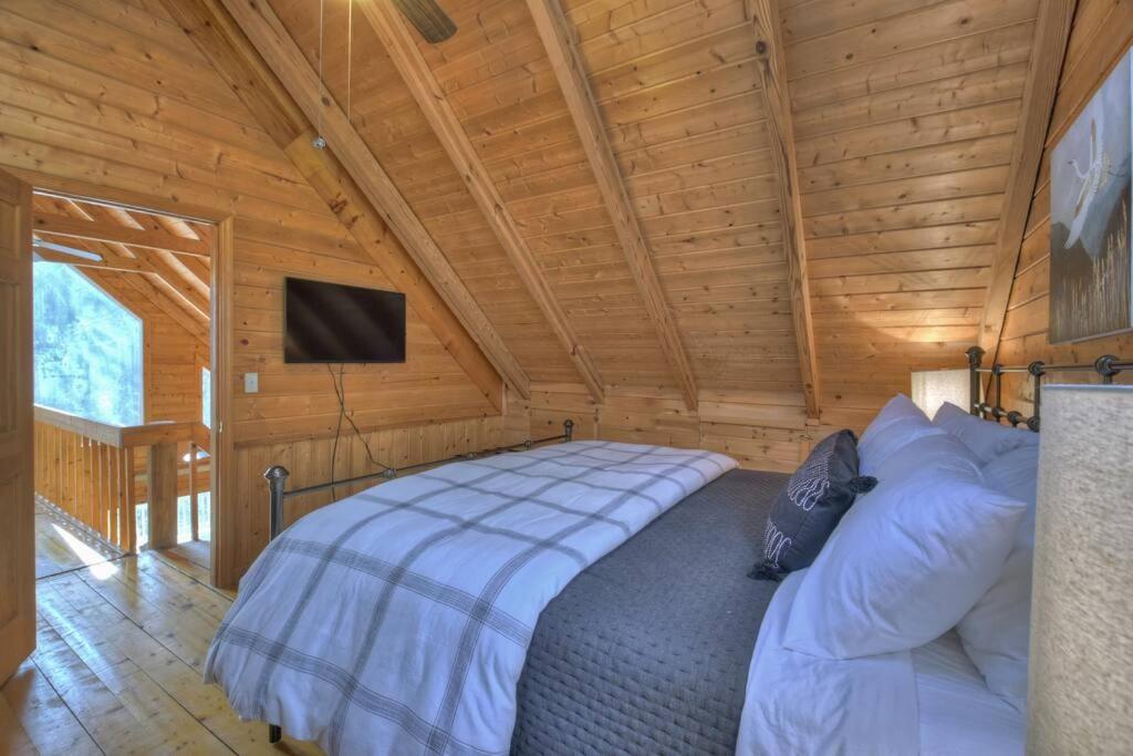 Waywish Waterfront Cabin In Blue Ridge Mountains ภายนอก รูปภาพ