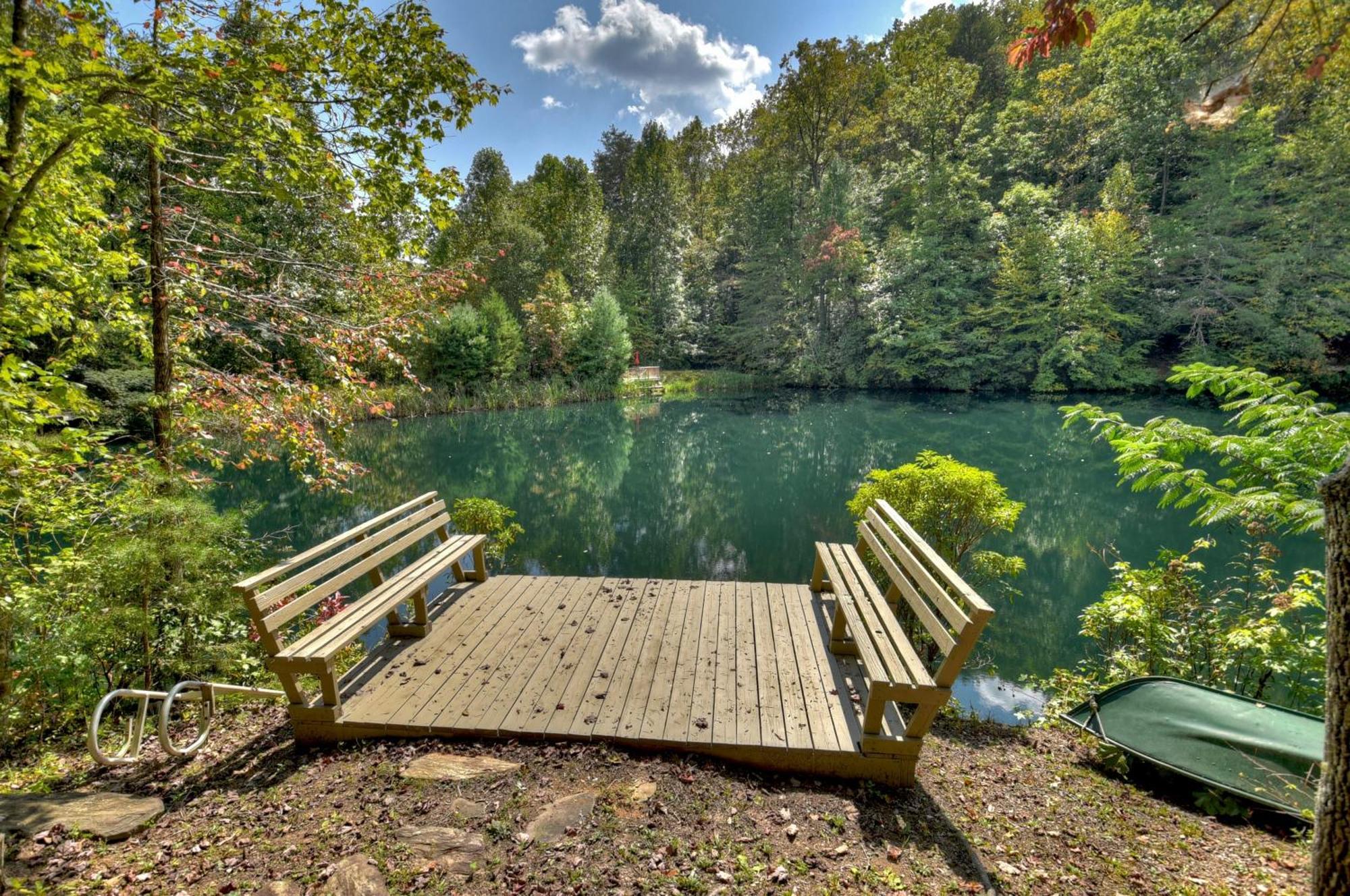 Waywish Waterfront Cabin In Blue Ridge Mountains ภายนอก รูปภาพ