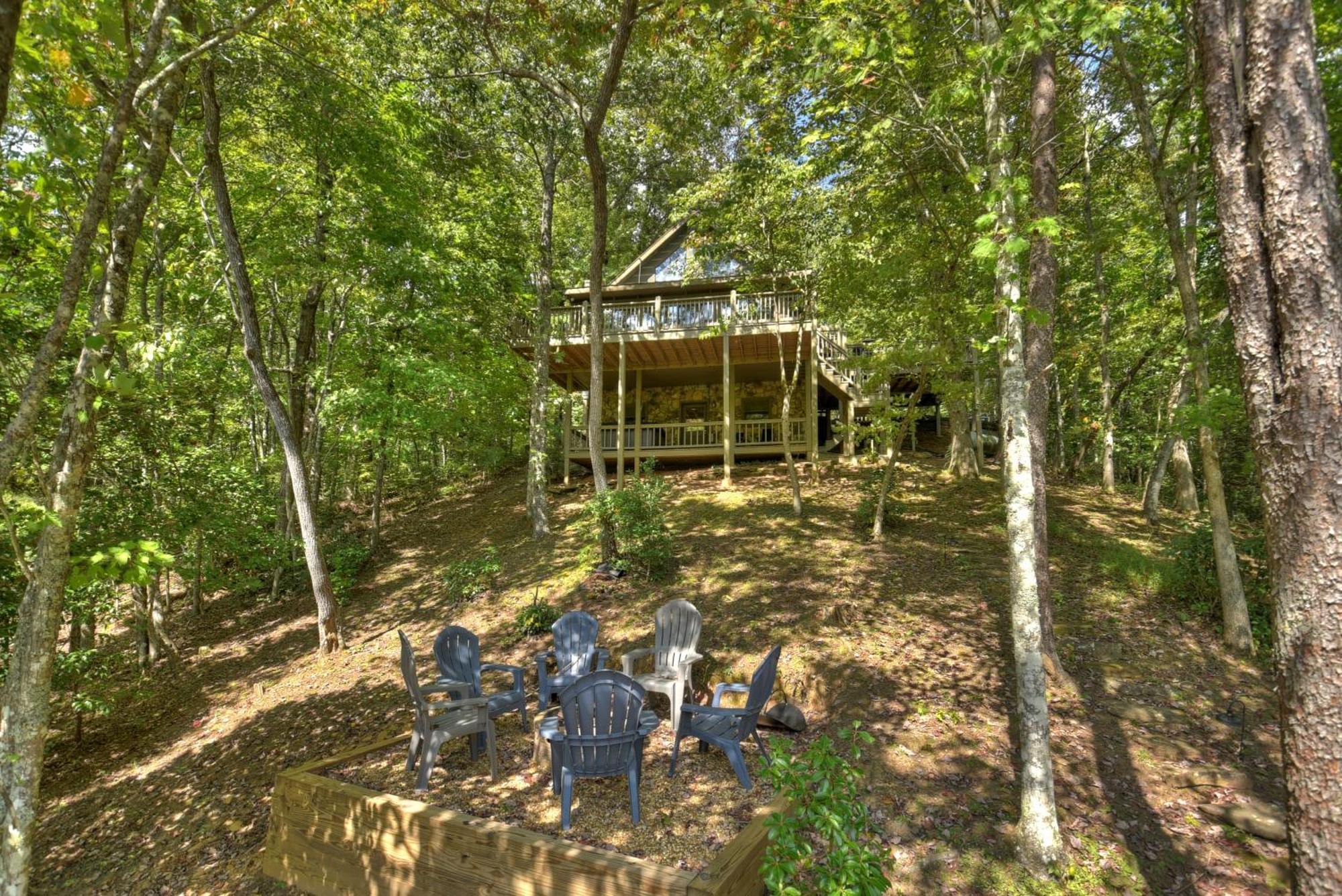 Waywish Waterfront Cabin In Blue Ridge Mountains ภายนอก รูปภาพ