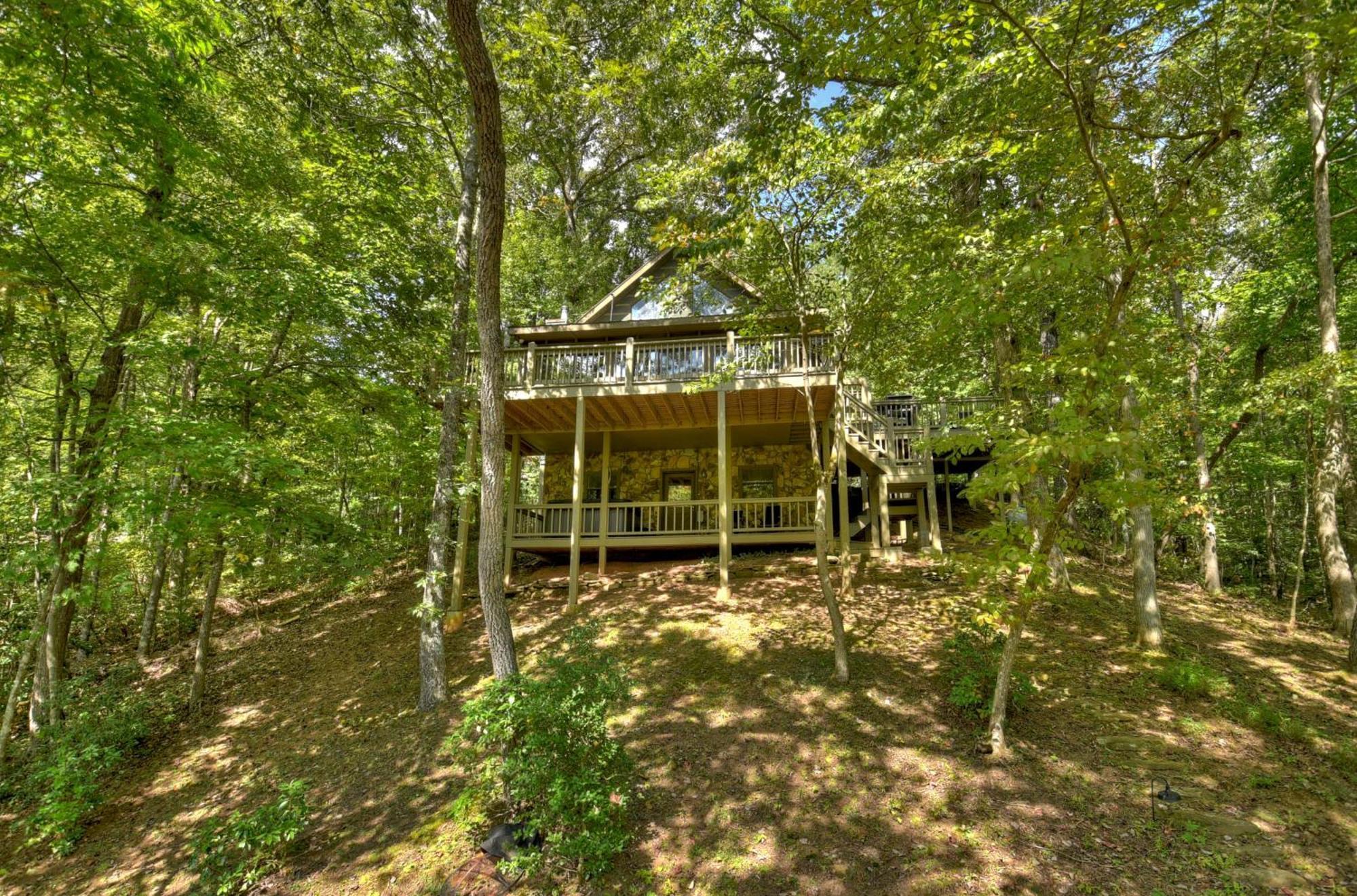 Waywish Waterfront Cabin In Blue Ridge Mountains ภายนอก รูปภาพ