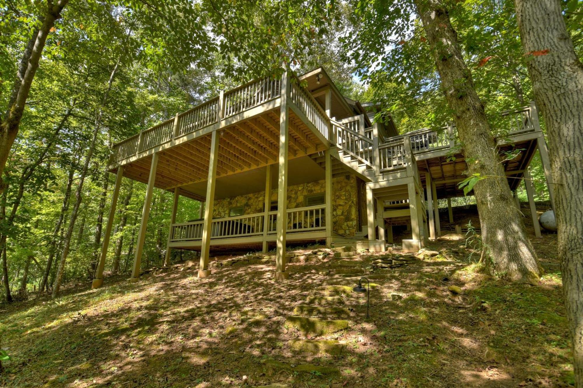 Waywish Waterfront Cabin In Blue Ridge Mountains ภายนอก รูปภาพ