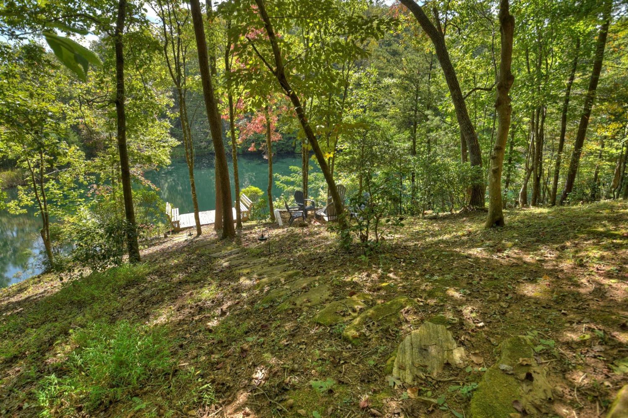 Waywish Waterfront Cabin In Blue Ridge Mountains ภายนอก รูปภาพ