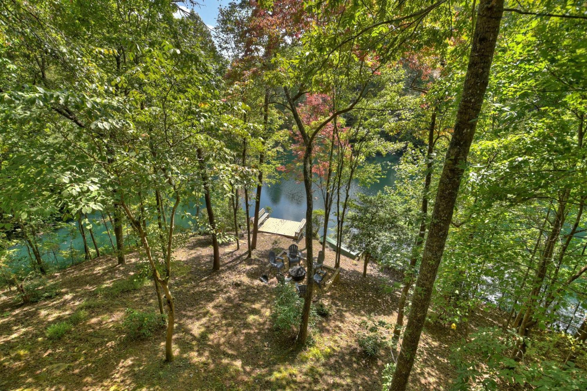 Waywish Waterfront Cabin In Blue Ridge Mountains ภายนอก รูปภาพ