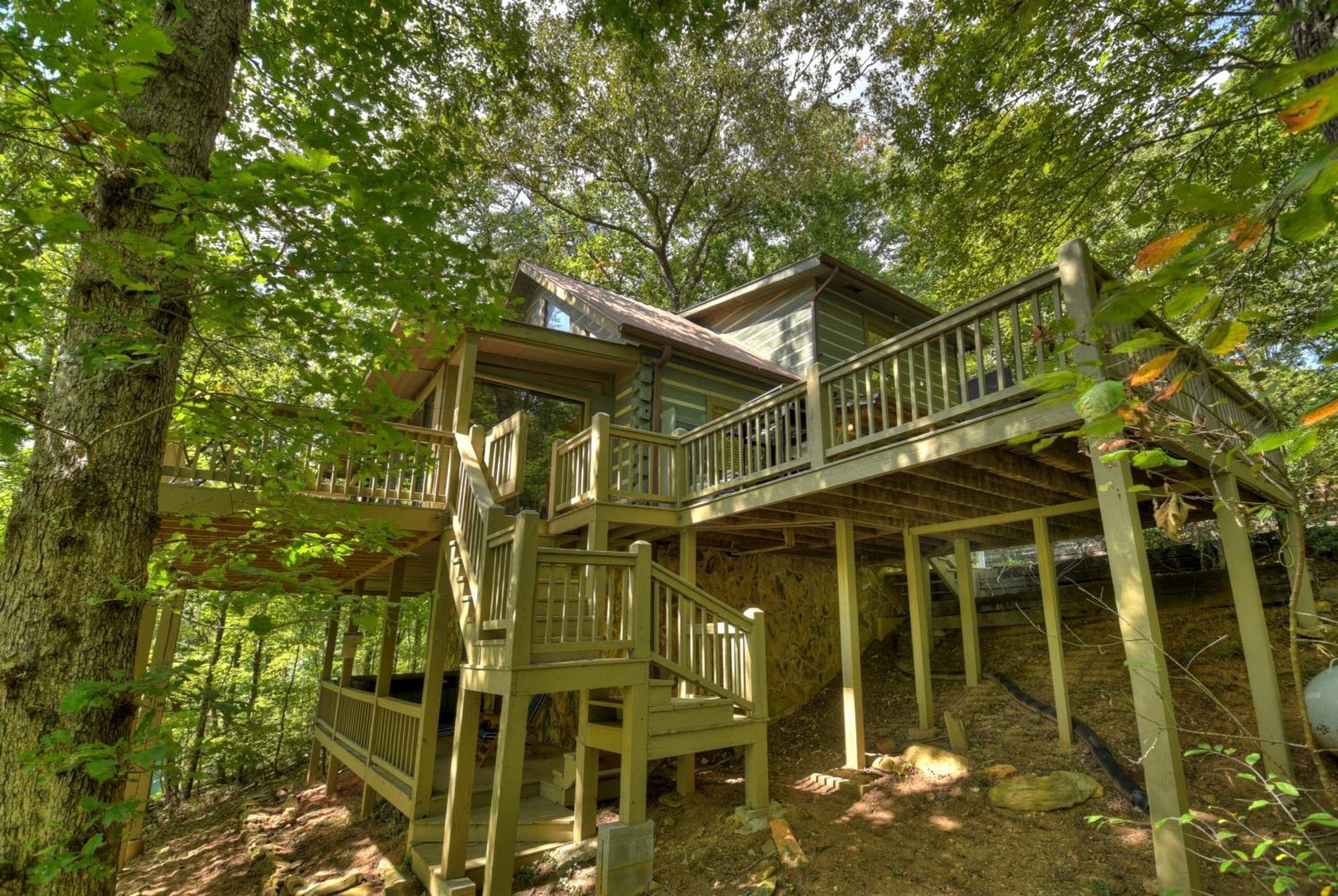 Waywish Waterfront Cabin In Blue Ridge Mountains ภายนอก รูปภาพ